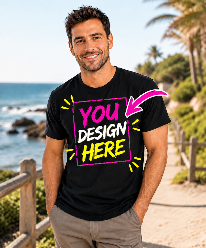 Summer Men's Premium Ice Silk Quick-Dry T-Shirt, White Pocket Short Sleeve Casual Performance Tee, Custom Logo Shirt