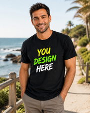 Summer Men's Premium Ice Silk Quick-Dry T-Shirt, White Pocket Short Sleeve Casual Performance Tee, Custom Logo Shirt