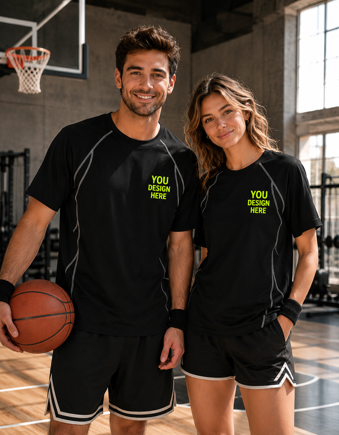 Men's Heavyweight Quick Dry T-Shirt, Sorona Ice Silk Sports Tee, Premium Streetwear Work Uniform Shirt, Custom Logo Printing Available