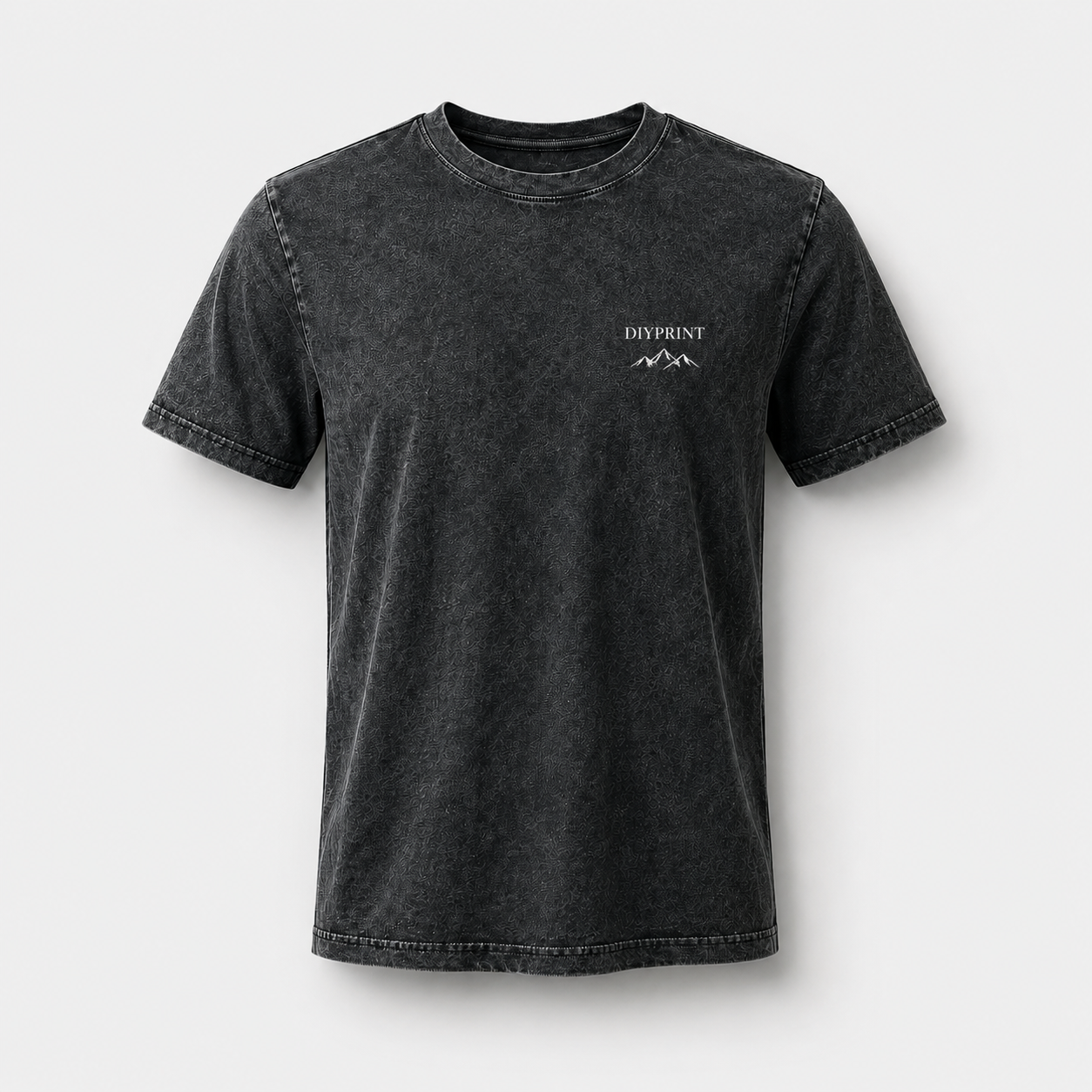 Custom Printed Washed Cotton T-Shirt 220gsm | Men and Women