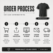 Custom Printed Washed Cotton T-Shirt 220gsm | Men and Women
