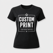 Custom Printed Women's Cotton T-Shirt 200gsm | Ladies Tee