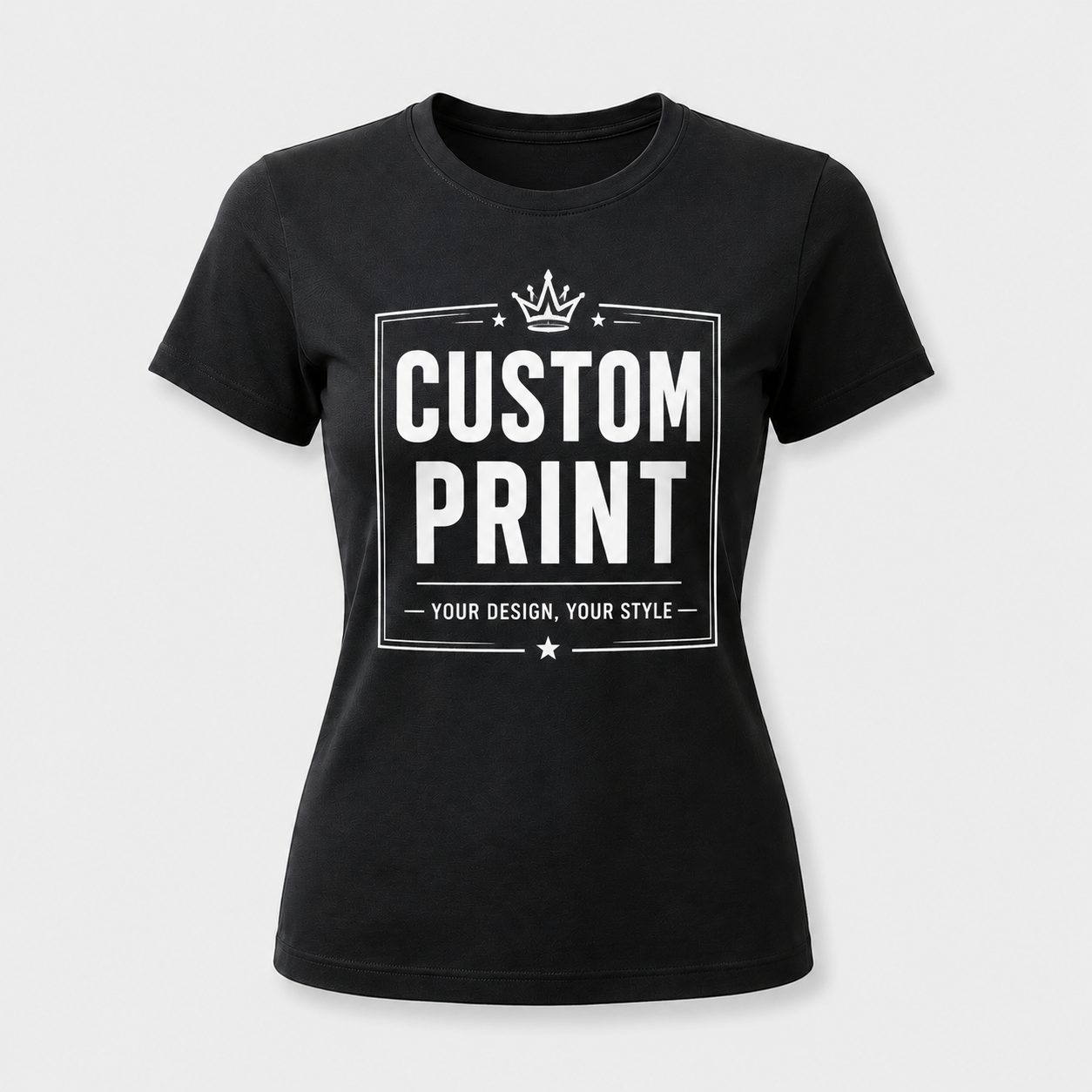 Custom Printed Women's Cotton T-Shirt 200gsm | Ladies Tee