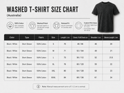 Custom Printed Washed Cotton T-Shirt 220gsm | Men and Women