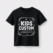 Custom Printed Kids Cotton T-Shirt 180gsm | Youth Tee for Boys & Girls