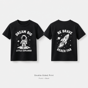 Custom Printed Kids Cotton T-Shirt 180gsm | Youth Tee for Boys & Girls