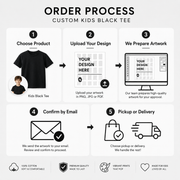 Custom Printed Kids Cotton T-Shirt 180gsm | Youth Tee for Boys & Girls