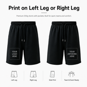 Custom Printed Shorts with Pockets 200g