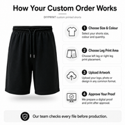 Custom Printed Shorts with Pockets 200g