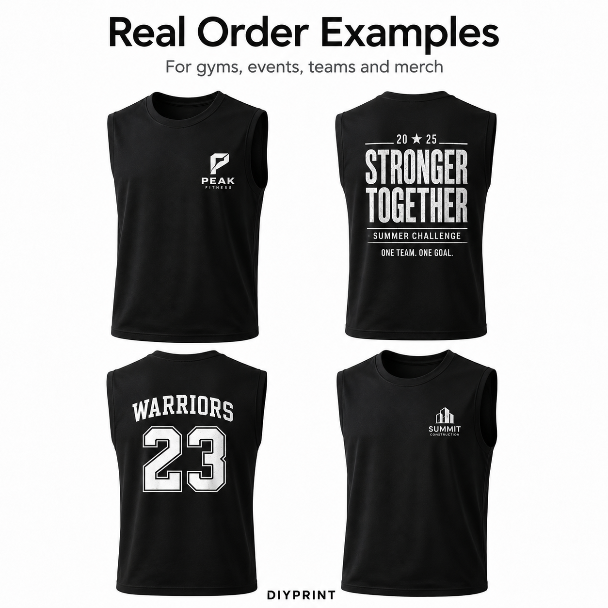 Custom Printed Men's Vest 200g