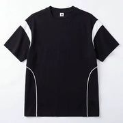 Model wearing polo shirt casual outfit
