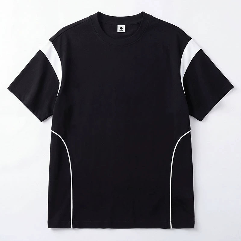 Model wearing polo shirt casual outfit