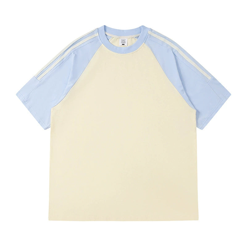 Back view of the oversized cotton t-shirt showing relaxed fit
