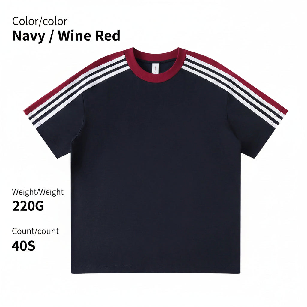 Side view of polo shirt
