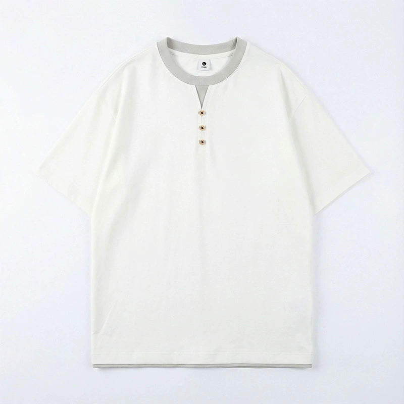 Polo shirt collar detail