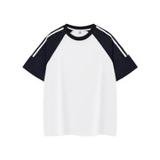 Men's Oversized Cotton T-Shirt | 3-Stripe Streetwear Tee