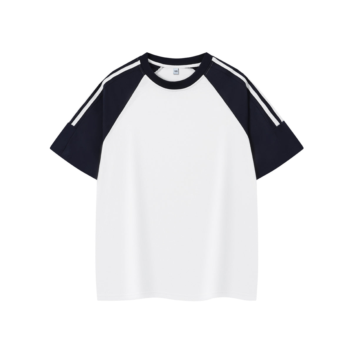 Men's Oversized Cotton T-Shirt | 3-Stripe Streetwear Tee