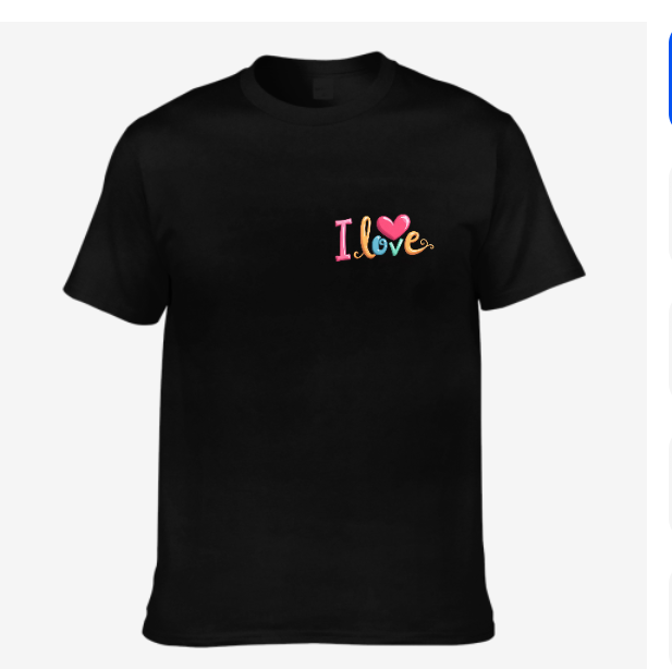 T-shirt - Left Chest Example