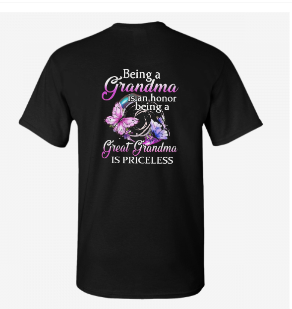 T-shirt - Full Back Example