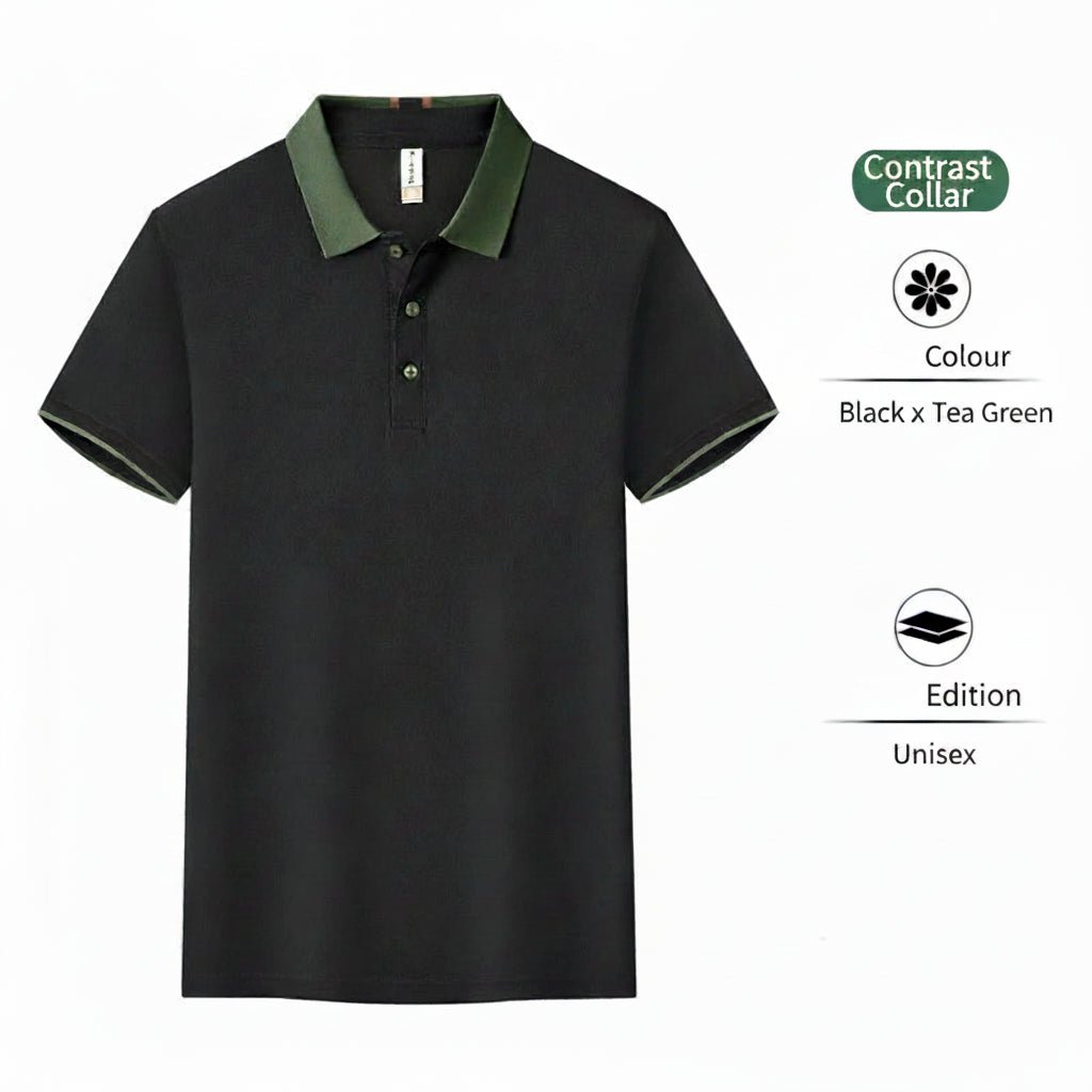Breathable Polyester Long Sleeve Polo | Custom Logo Workwear | DIYPRINT - Diyprint