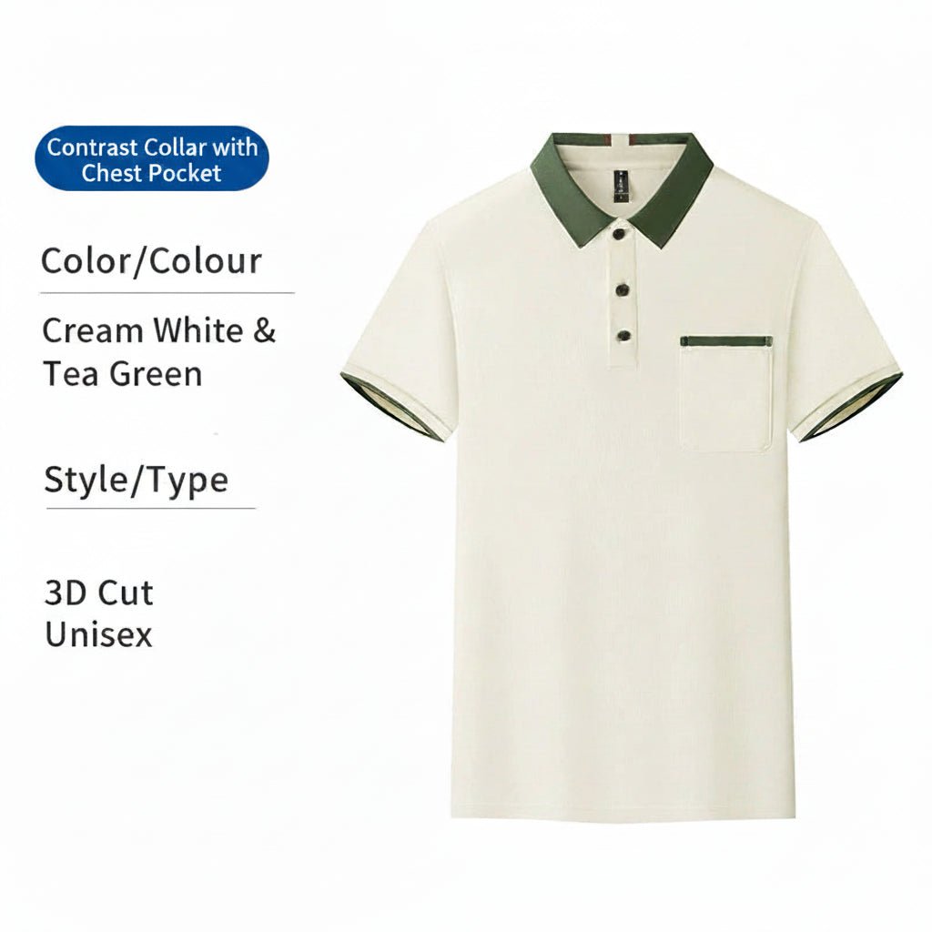Breathable Polyester Long Sleeve Polo | Custom Logo Workwear | DIYPRINT - Diyprint