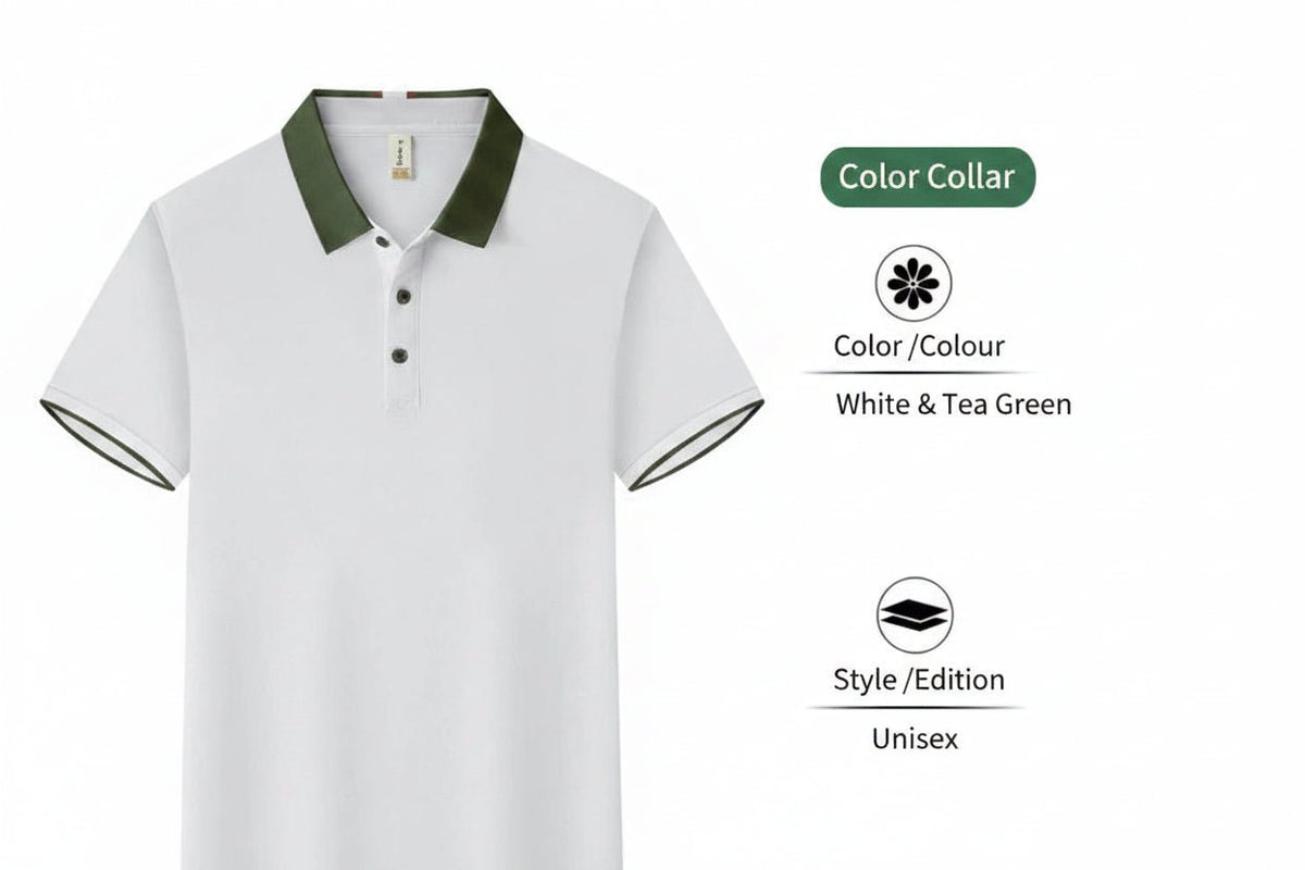 Breathable Polyester Long Sleeve Polo | Custom Logo Workwear | DIYPRINT - Diyprint