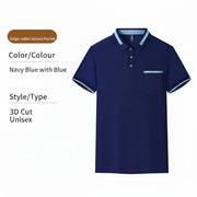 Breathable Polyester Long Sleeve Polo | Custom Logo Workwear | DIYPRINT - Diyprint