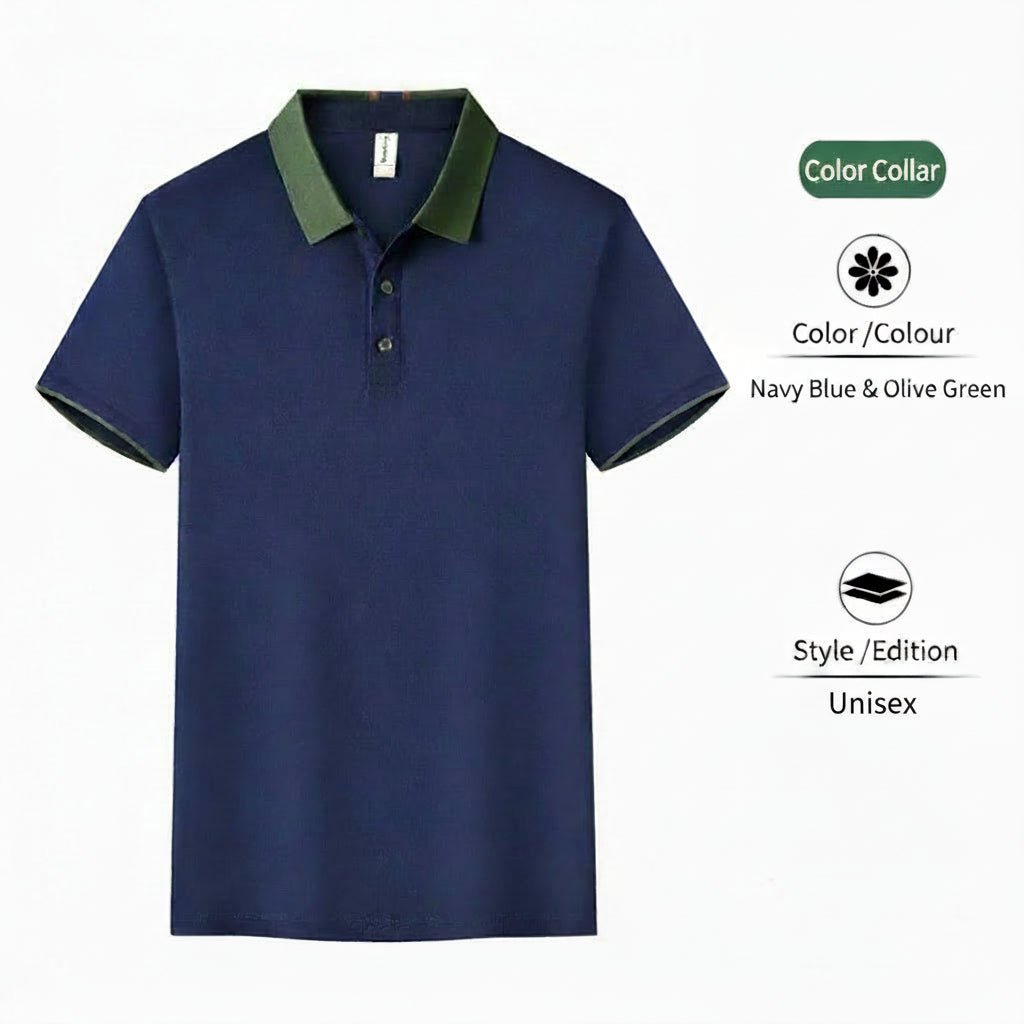 Breathable Polyester Long Sleeve Polo | Custom Logo Workwear | DIYPRINT - Diyprint