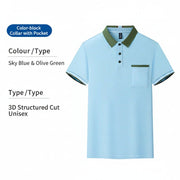 Breathable Polyester Long Sleeve Polo | Custom Logo Workwear | DIYPRINT - Diyprint