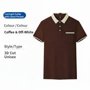 Breathable Polyester Long Sleeve Polo | Custom Logo Workwear | DIYPRINT - Diyprint