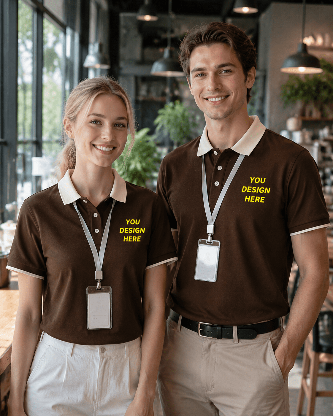 Breathable Polyester Long Sleeve Polo | Custom Logo Workwear | DIYPRINT - Diyprint