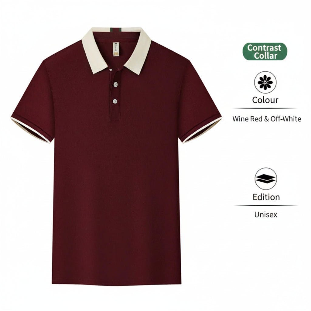 Breathable Polyester Long Sleeve Polo | Custom Logo Workwear | DIYPRINT - Diyprint