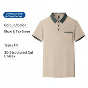 Breathable Polyester Long Sleeve Polo | Custom Logo Workwear | DIYPRINT - Diyprint