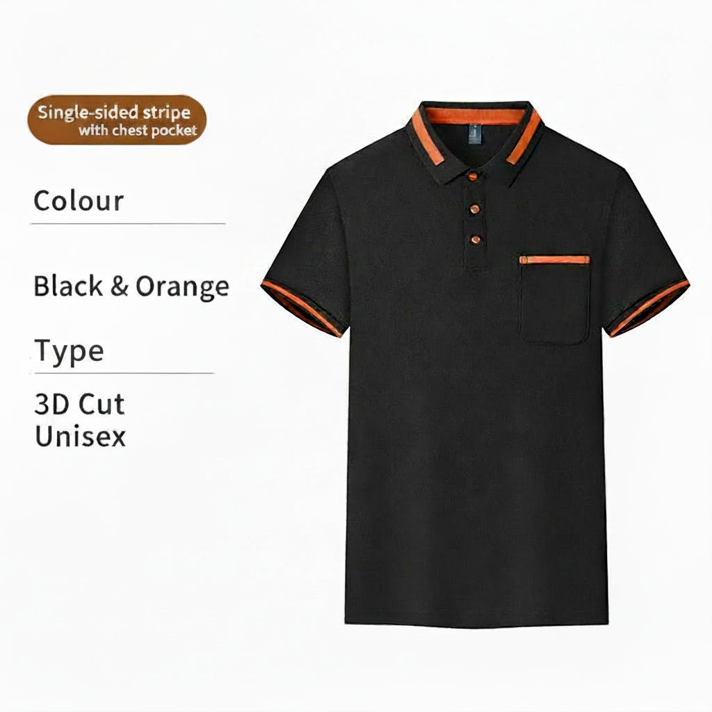 Breathable Polyester Long Sleeve Polo | Custom Logo Workwear | DIYPRINT - Diyprint