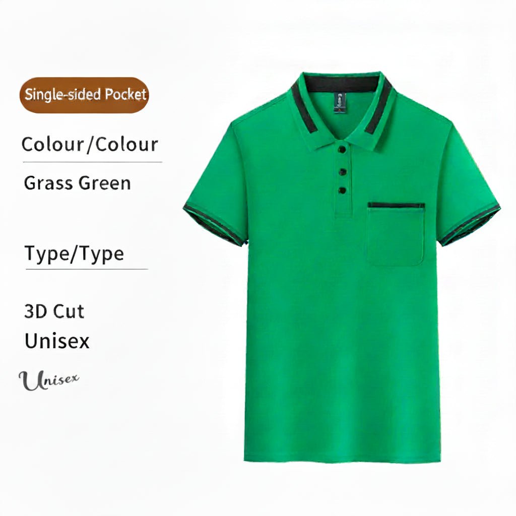 Breathable Polyester Long Sleeve Polo | Custom Logo Workwear | DIYPRINT - Diyprint