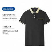 Breathable Polyester Long Sleeve Polo | Custom Logo Workwear | DIYPRINT - Diyprint