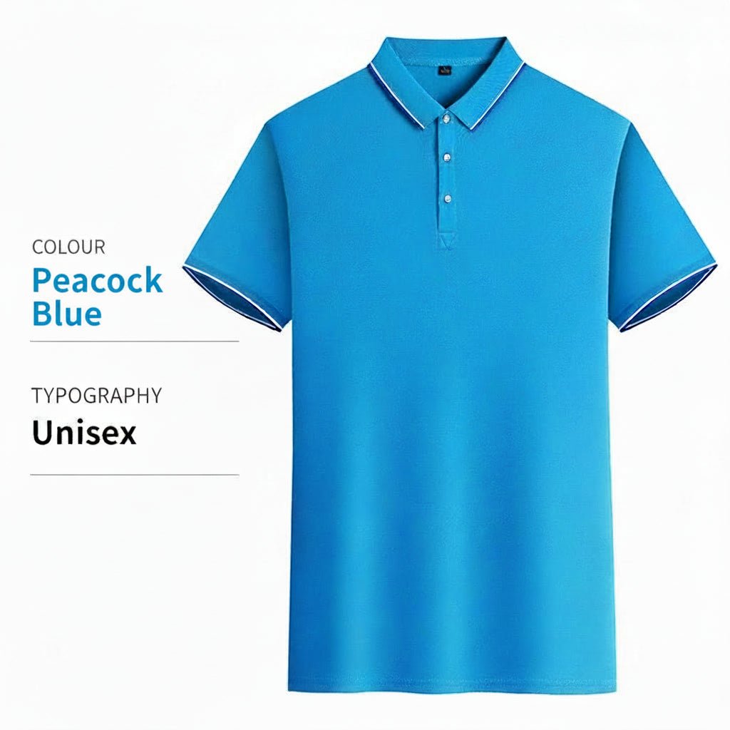 Custom Logo Quick-Dry Polo Shirts for Work & Events - Diyprint