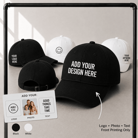Custom Printed Baseball Cap Men and Women