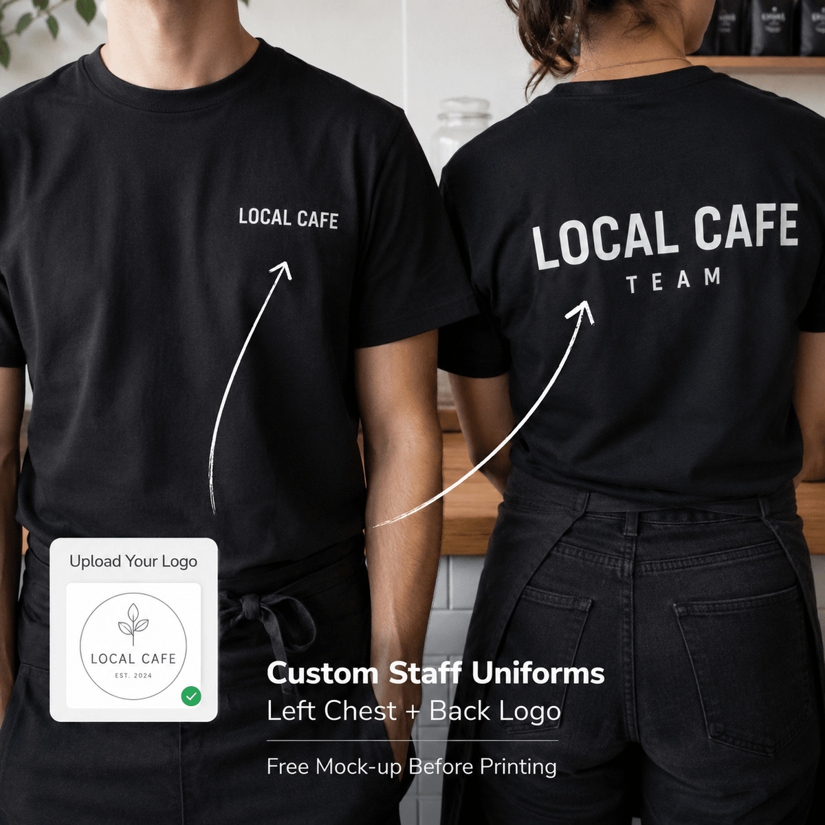 Custom Printed Cotton T-Shirt 200gsm Men's short-sleeve - Diyprint