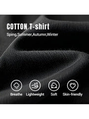 Custom Printed Cotton T-Shirt 200gsm Men's short-sleeve - Diyprint