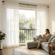 Custom Printed Diamond Mesh Sheer Curtain | Full-Panel Print | DIYPRINT - Diyprint
