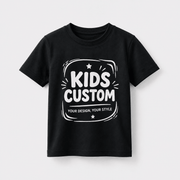 Custom Printed Kids Cotton T-Shirt 180gsm | Youth Tee for Boys & Girls - Diyprint
