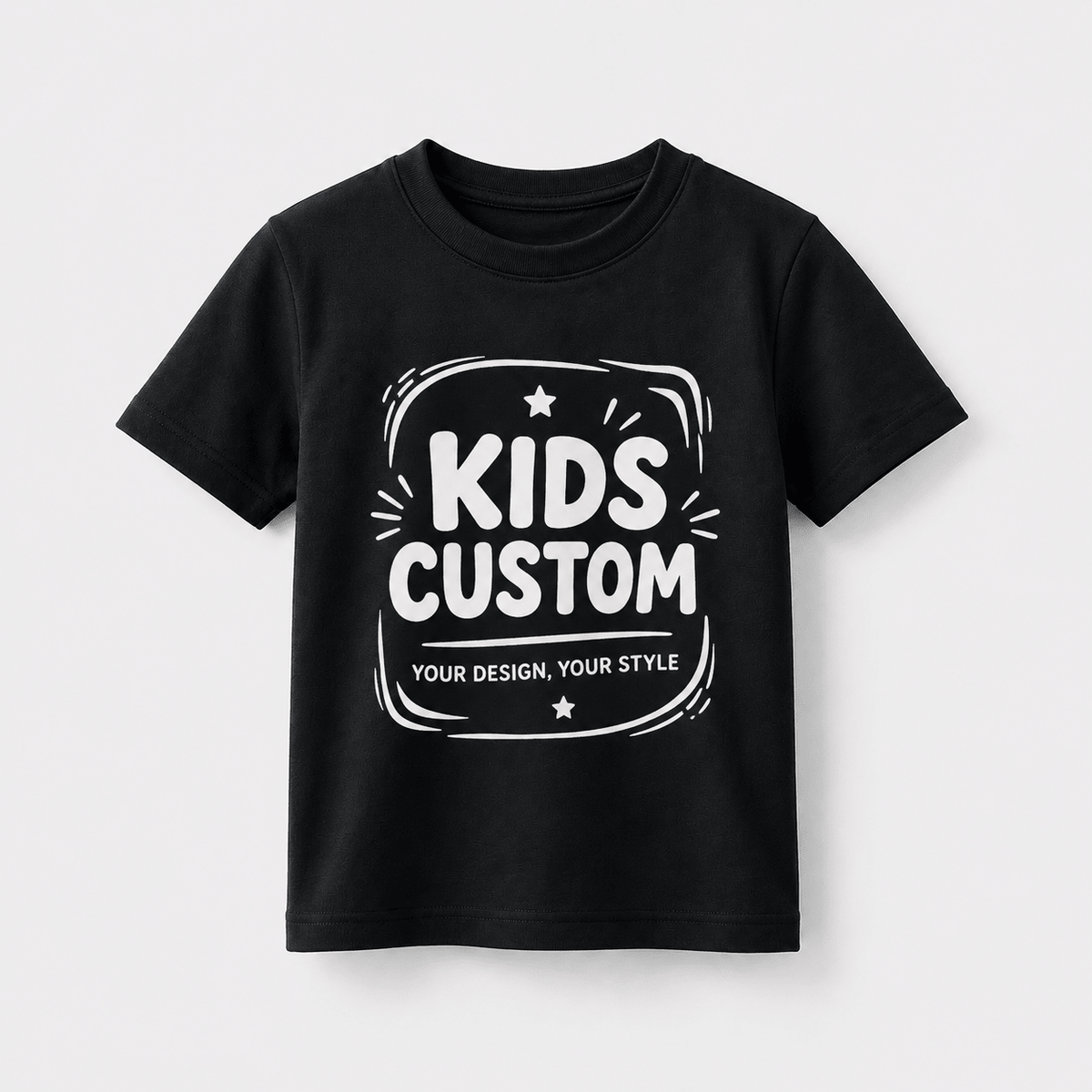 Custom Printed Kids Cotton T-Shirt 180gsm | Youth Tee for Boys & Girls - Diyprint