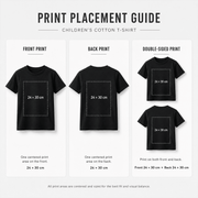 Custom Printed Kids Cotton T-Shirt 180gsm | Youth Tee for Boys & Girls - Diyprint