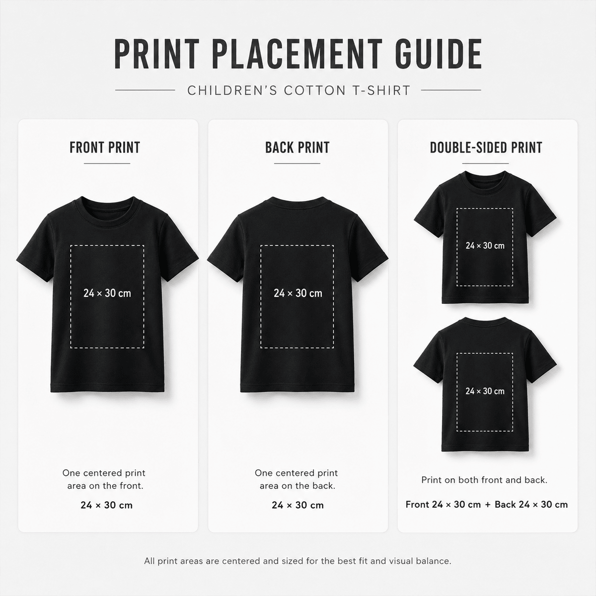 Custom Printed Kids Cotton T-Shirt 180gsm | Youth Tee for Boys & Girls - Diyprint