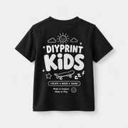 Custom Printed Kids Cotton T-Shirt 180gsm | Youth Tee for Boys & Girls - Diyprint