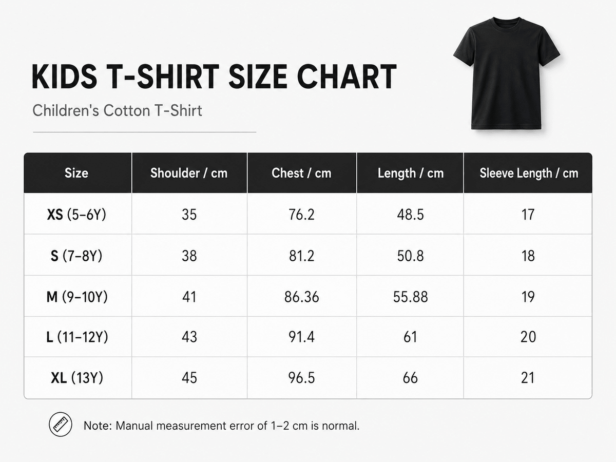 Custom Printed Kids Cotton T-Shirt 180gsm | Youth Tee for Boys & Girls - Diyprint