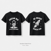 Custom Printed Kids Cotton T-Shirt 180gsm | Youth Tee for Boys & Girls - Diyprint