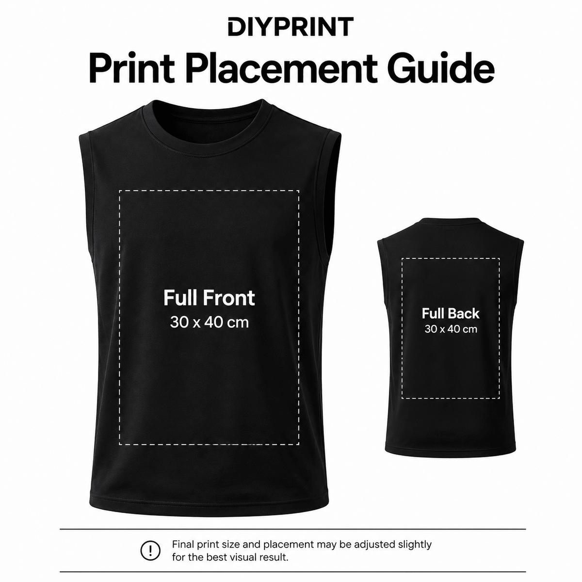 Custom Printed Men's Vest 200g - Diyprint
