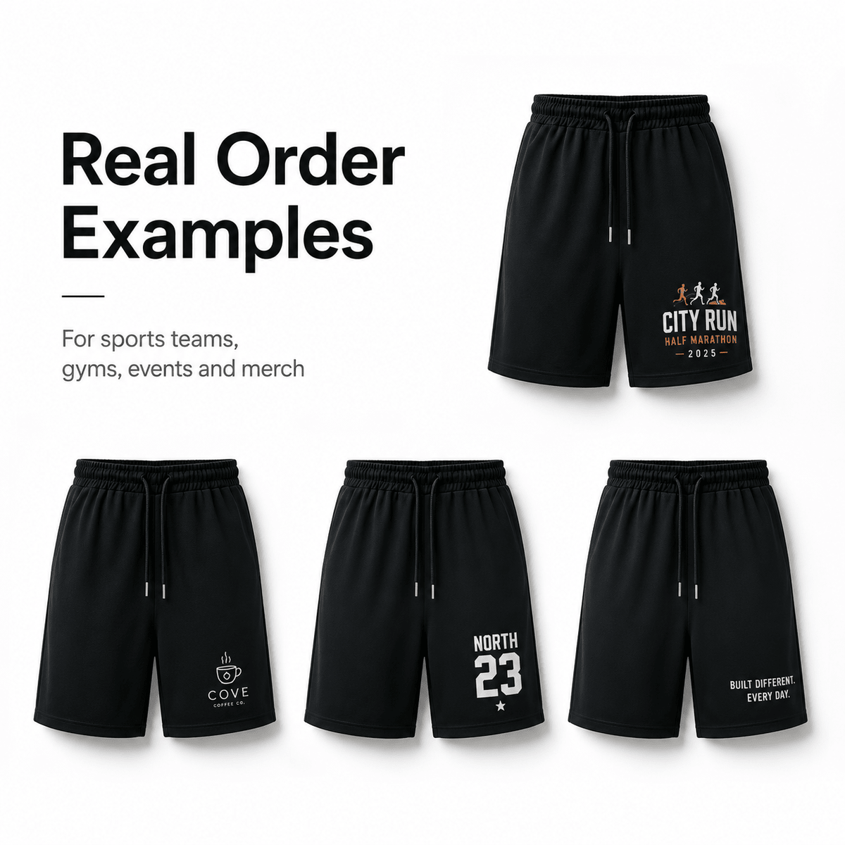 Custom Printed Shorts with Pockets 200g - Diyprint